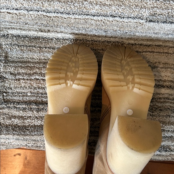 Free People Cream Over the Knee Boots Size 10.5 - Picture 10 of 16